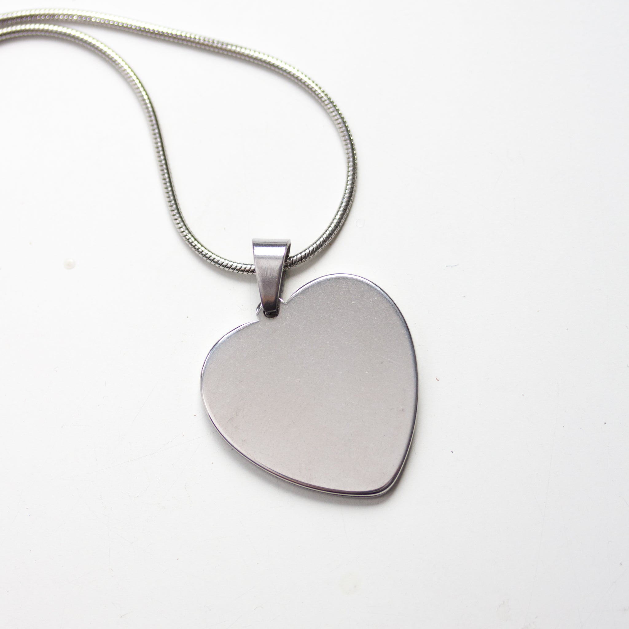 Circuit board heart necklace