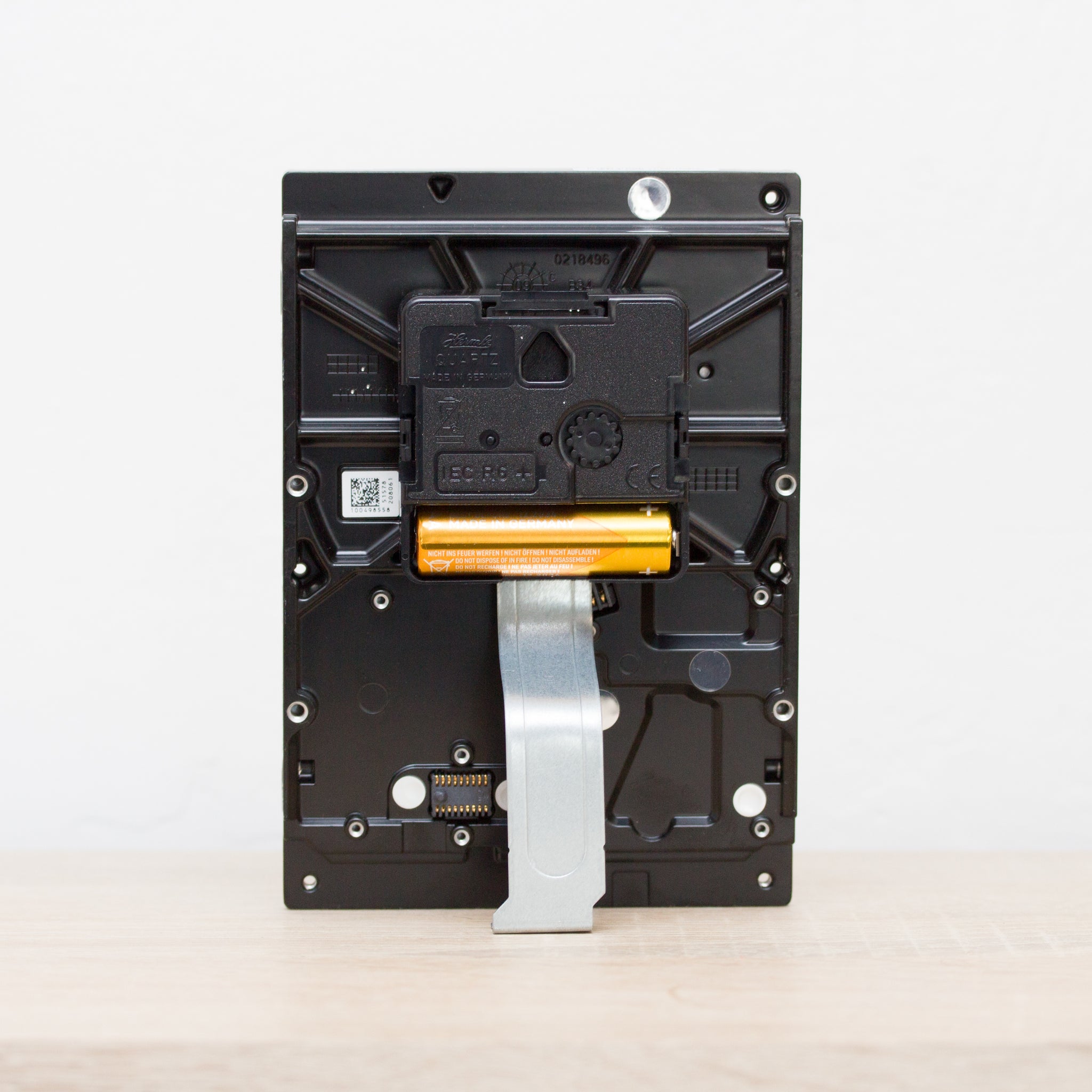 Desk clock made of recycled HDD drive