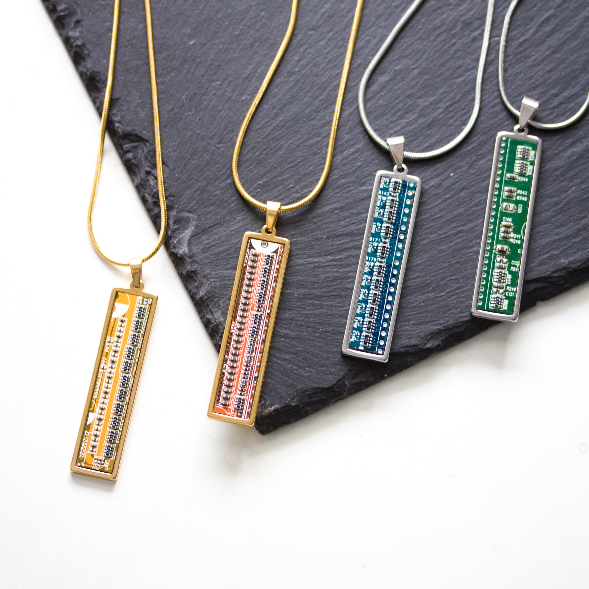 Real Circuit board necklace, gift for gamer