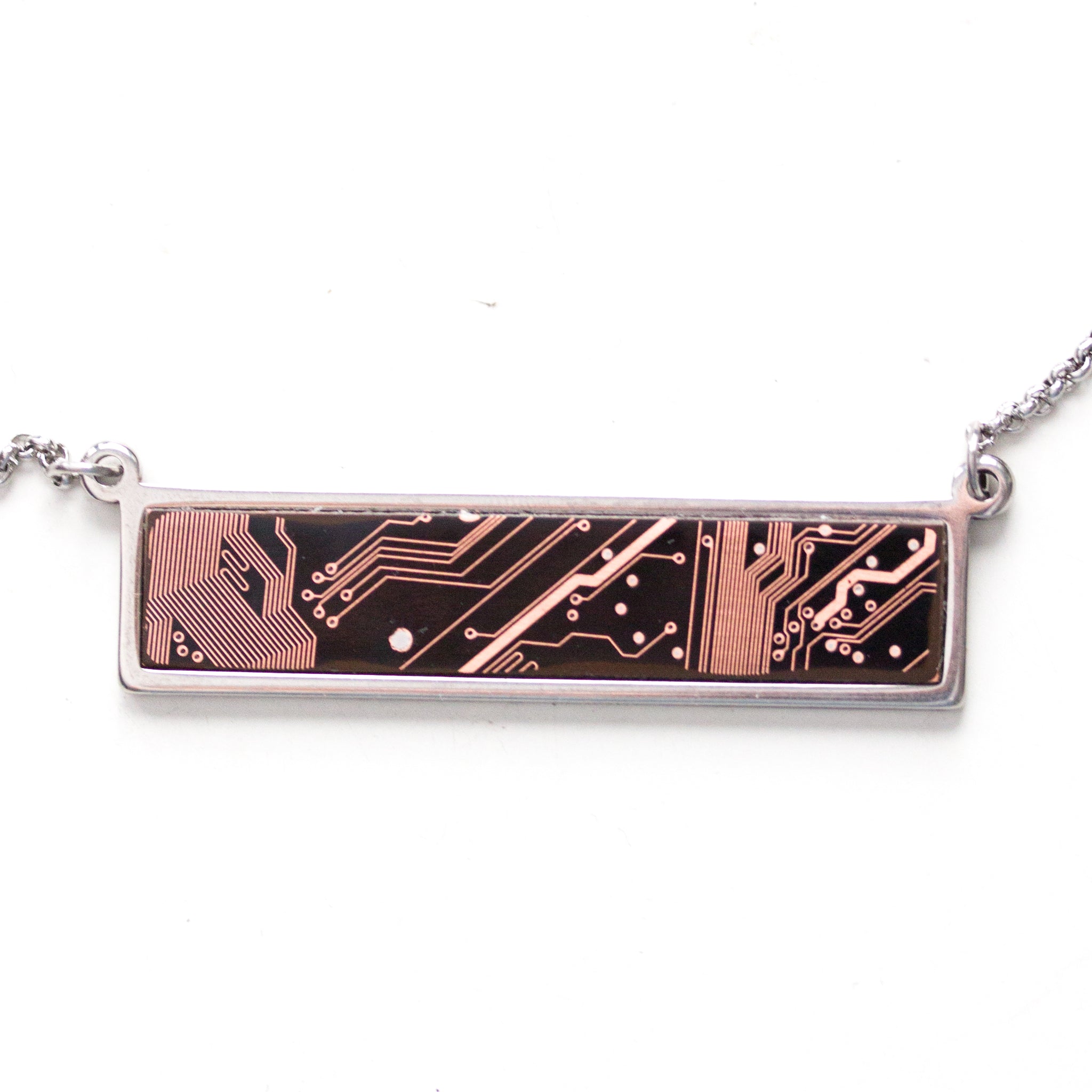 Real Circuit board necklace, gift for techie