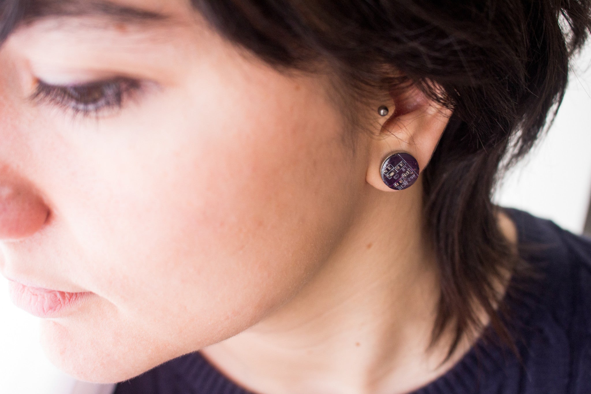 Steel plugs with Circuit board (custom sizes)