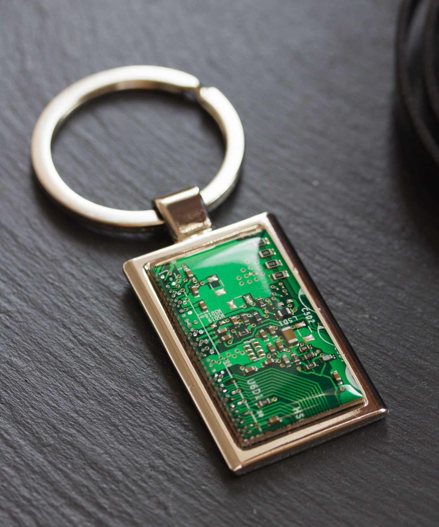Circuit board keychain, groomsmen gift
