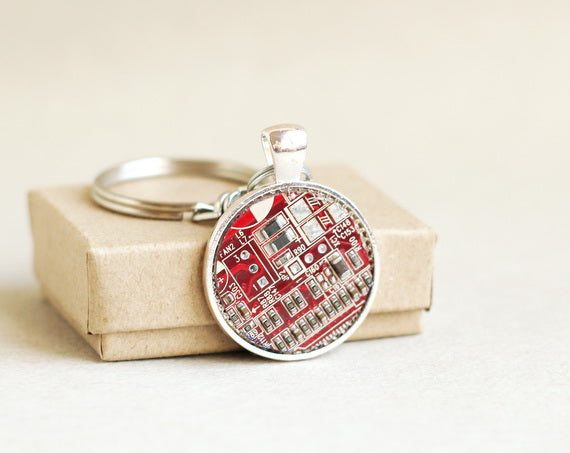 Circuit board keychain