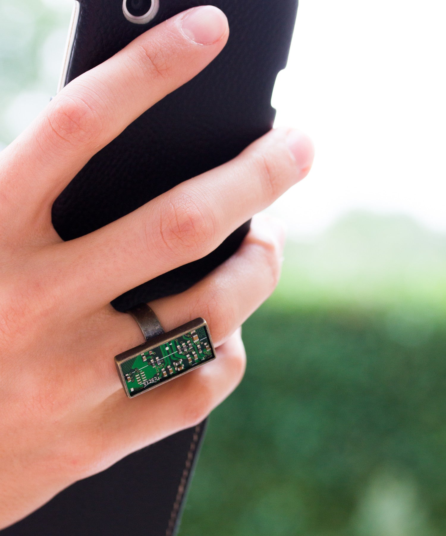Circuit Board Statement ring