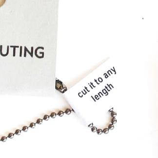 Circuit board necklace, round