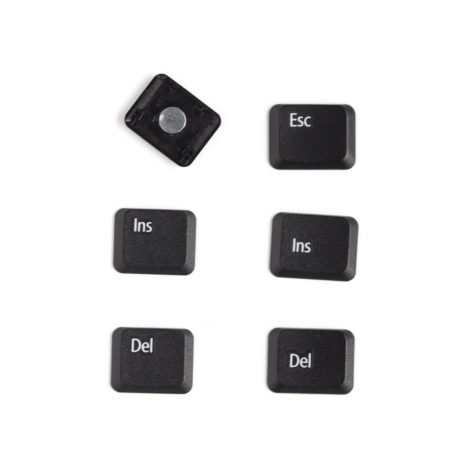 Geeky Set of Fridge Magnets, 6 computer button magnets