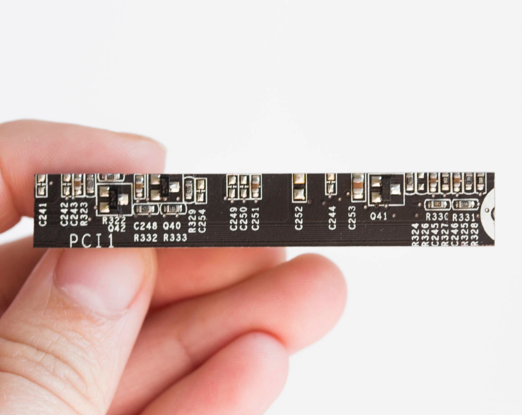 Tie clip made of circuit board