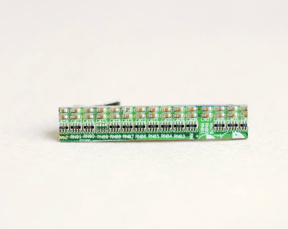 Tie clip made of circuit board