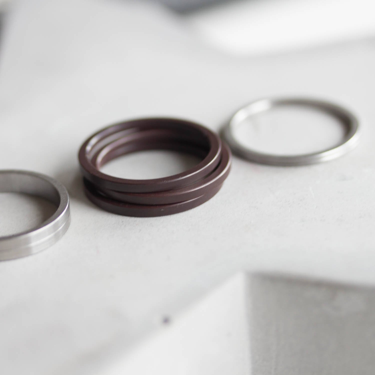 Unique Ring made of recycled HDD motor parts