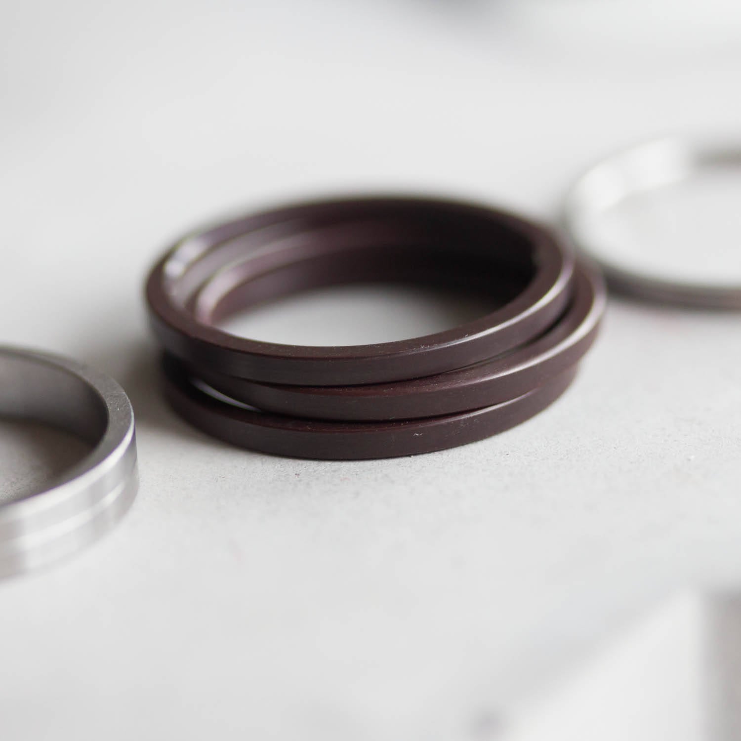 Unique Ring made of recycled HDD motor parts