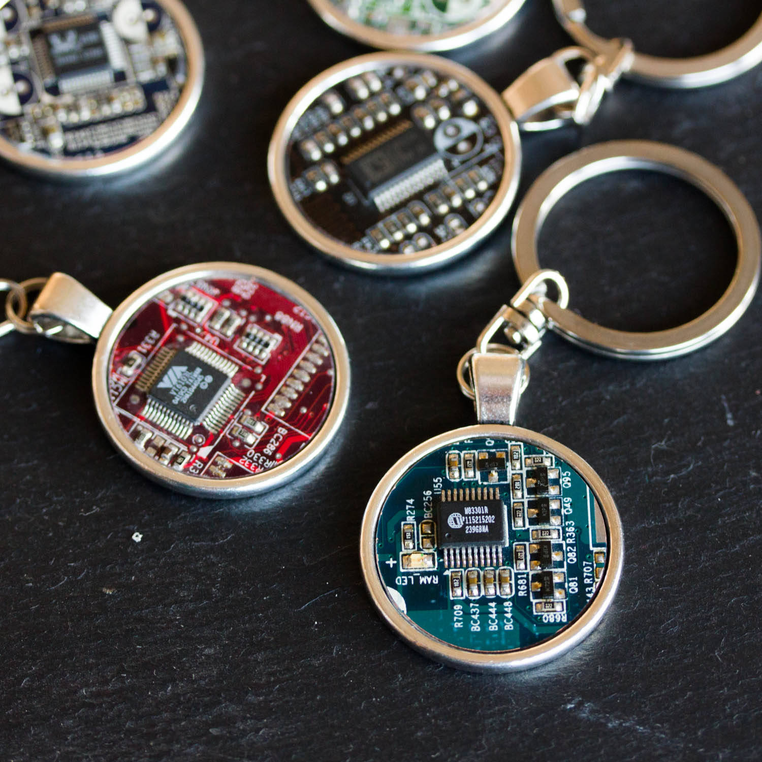 Circuit board keychain
