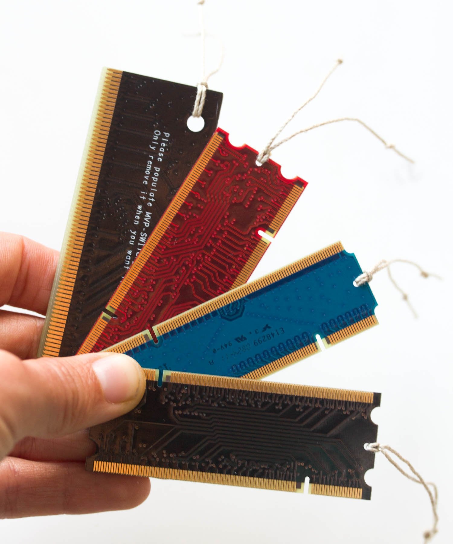 Circuit board bookmark, Recycled computer bookmark, gift for techie nerd