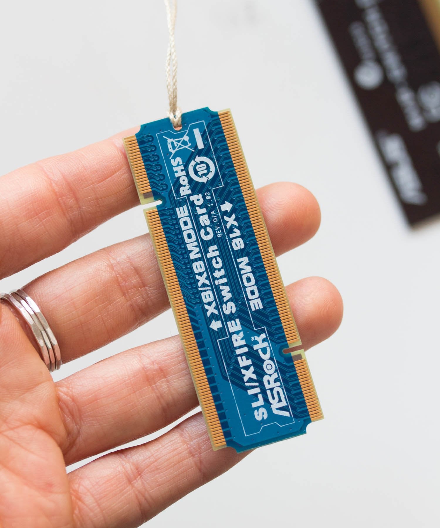 Circuit board bookmark, Recycled computer bookmark, gift for techie nerd