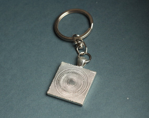 Men's keychain, circuit board keychain