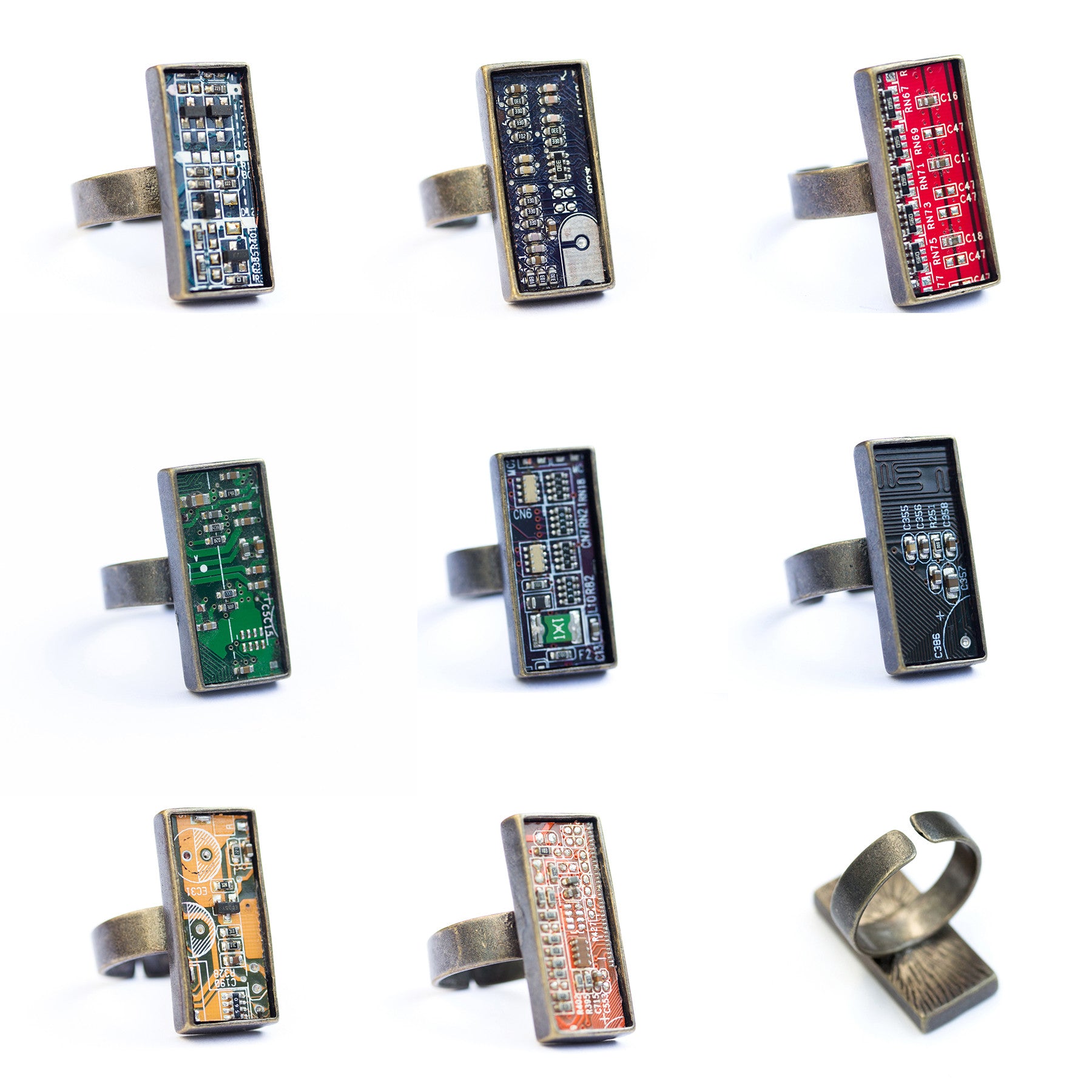 Circuit Board Statement ring