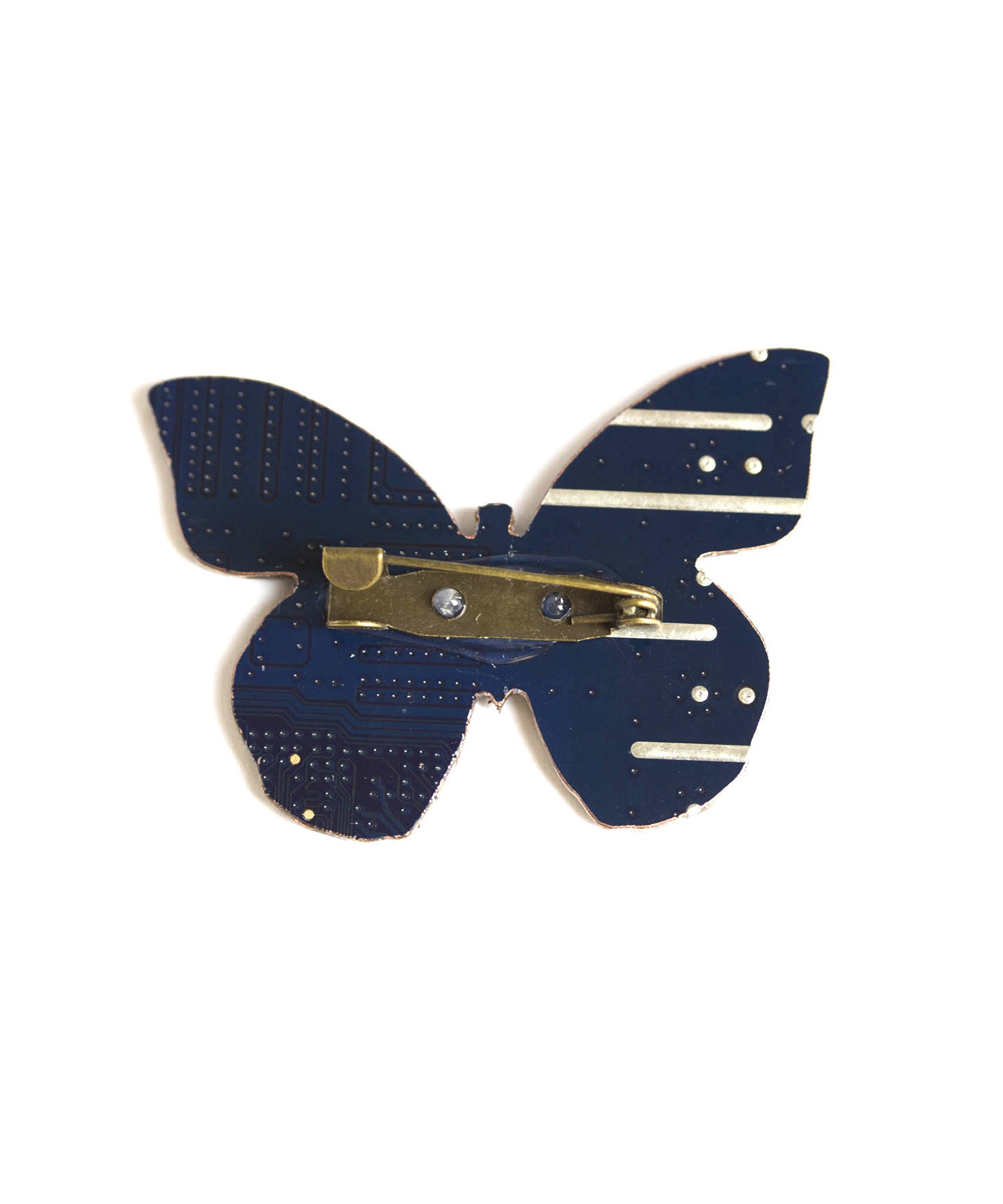 Butterfly Circuit Board Brooch