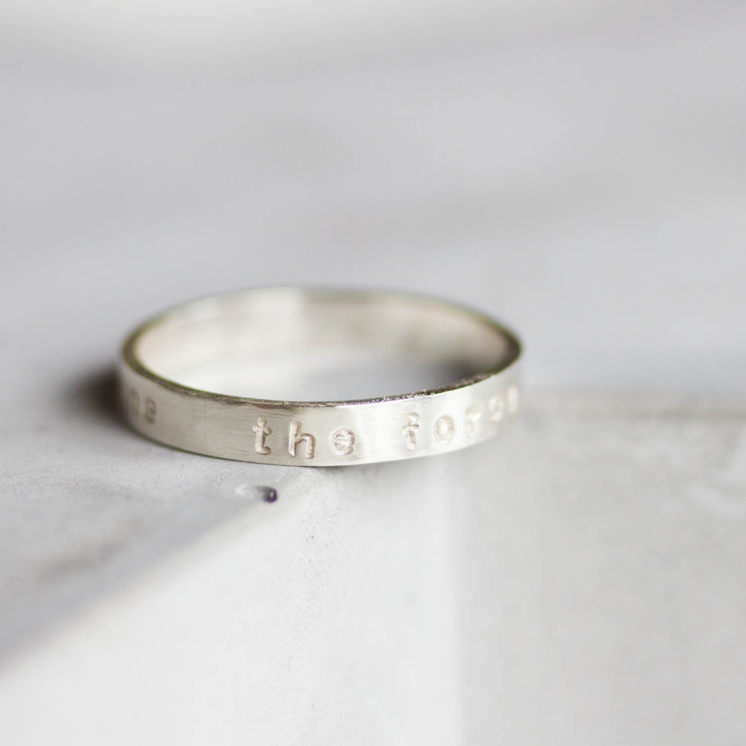 The force is strong with this one - unisex sterling silver ring