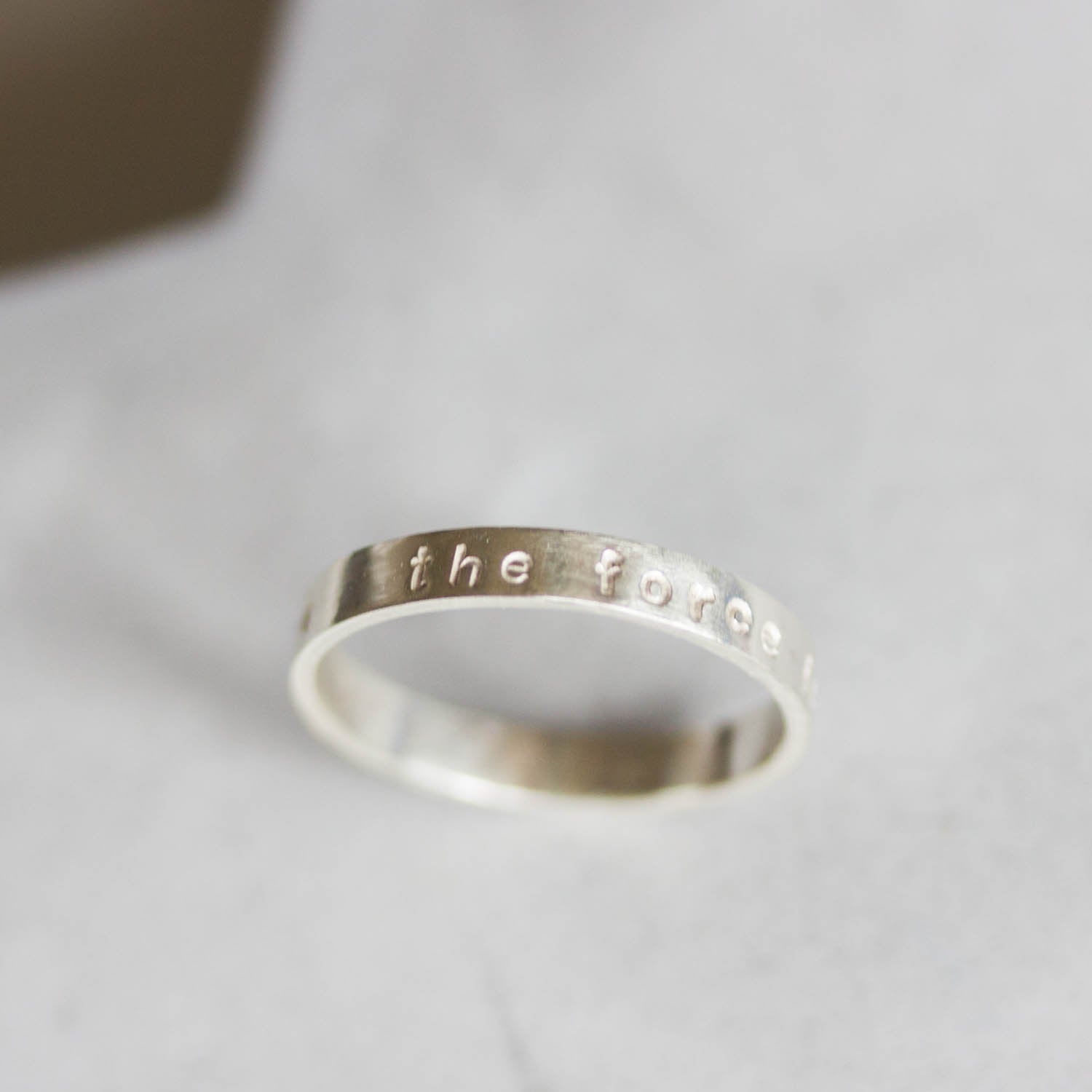 The force is strong with this one - unisex sterling silver ring